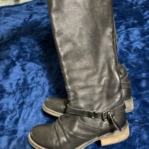 Steve Madden Black Over the Knee Boots